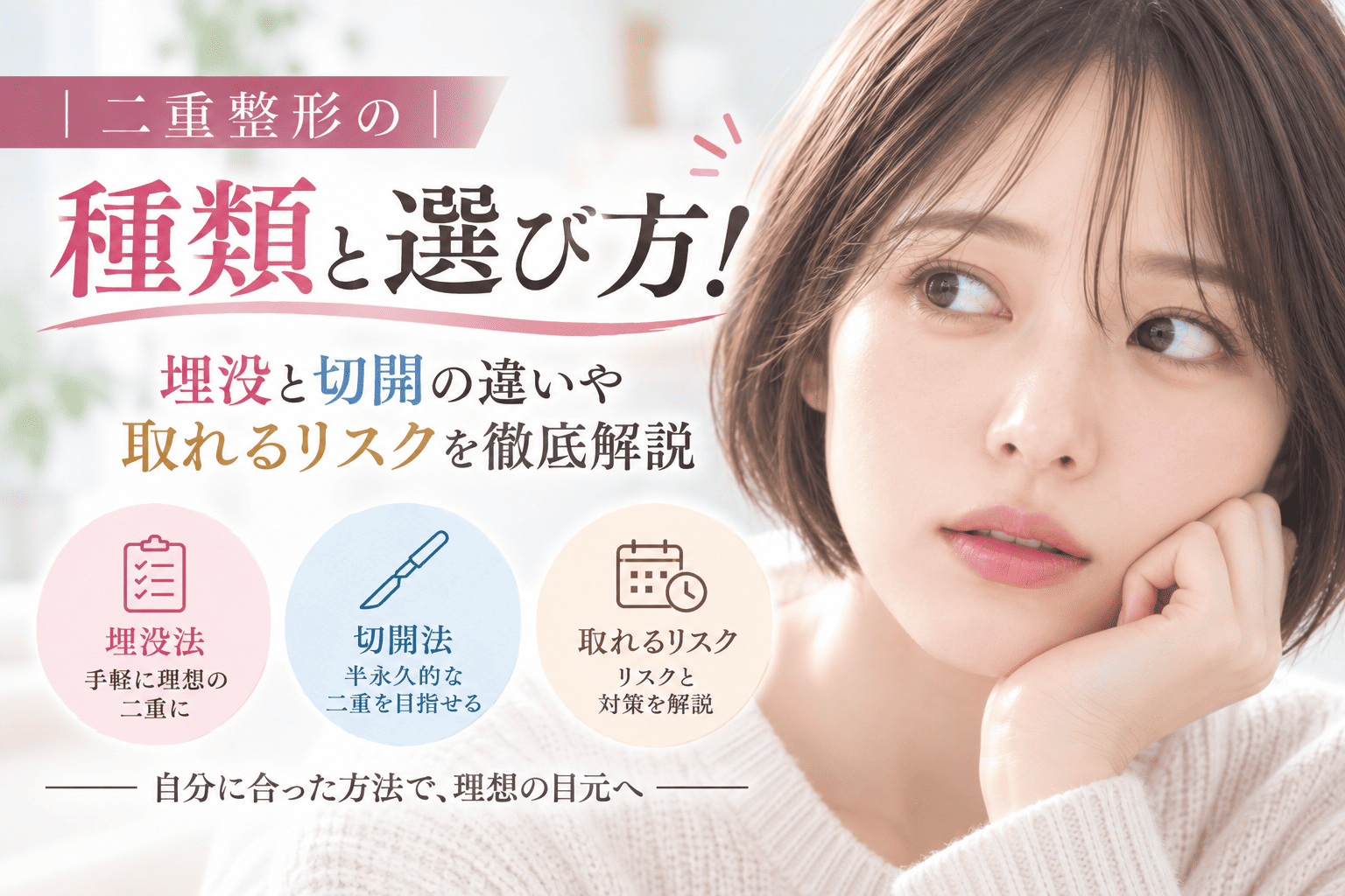二重整形　種類