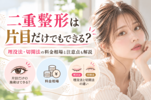二重整形 片目だけ